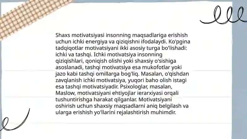 Shaxslararo munosabatlar psixologiyasi 3