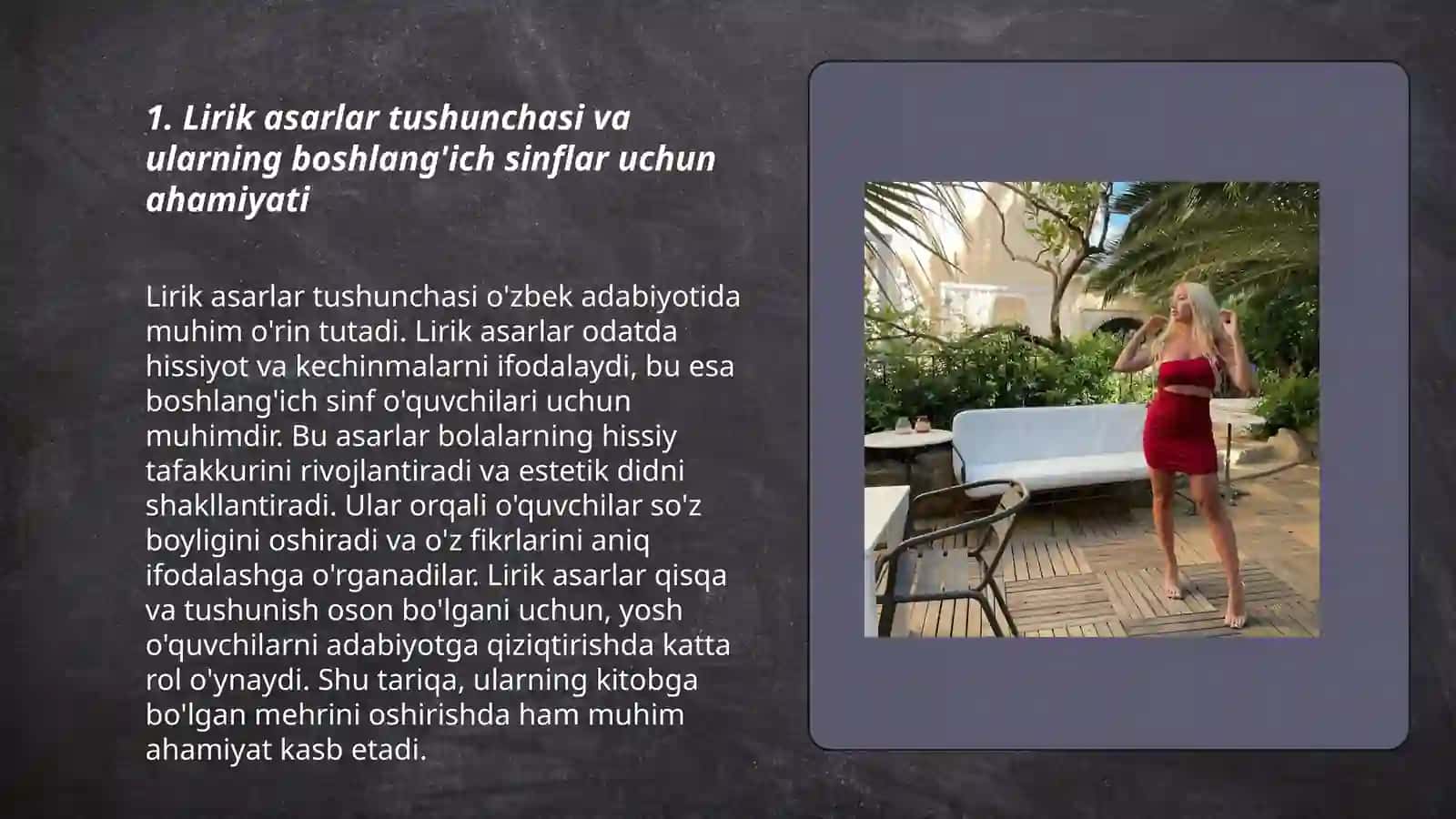 Boshlang'ich sinfda lirik asarlar ustida ishlash uchun metodik tavsiyalar 3