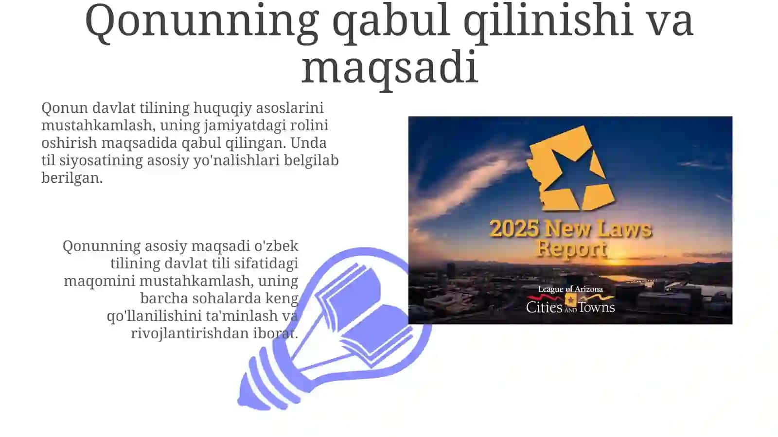 Davlattilihaqidagiqonunvauningijrosinitahliliniqilish 3