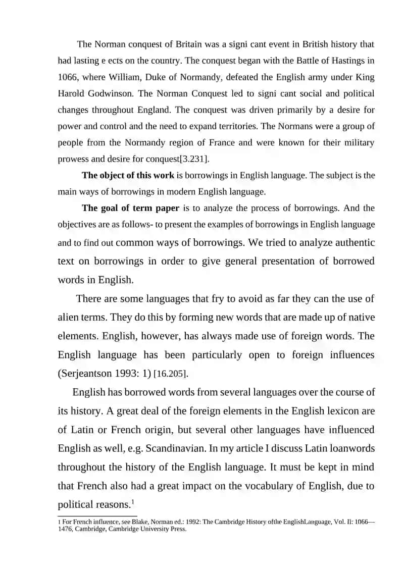 Latin's Role in the Development of the English Language 3