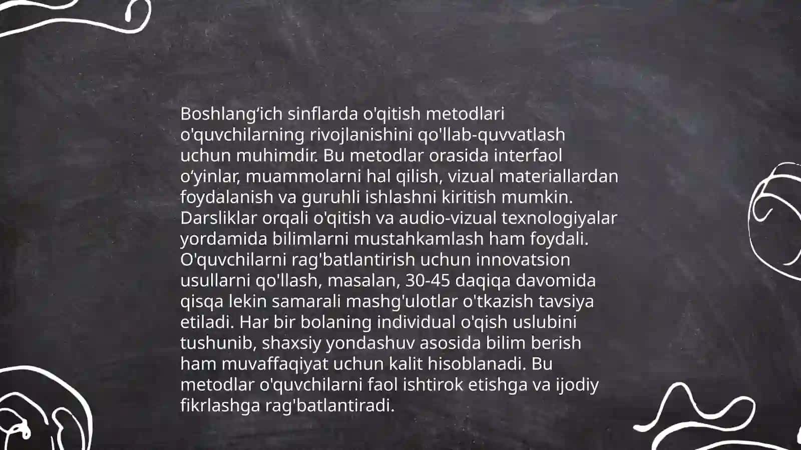 Boshlangʻich sinflarda taʼlim metodlari va vositalari 3