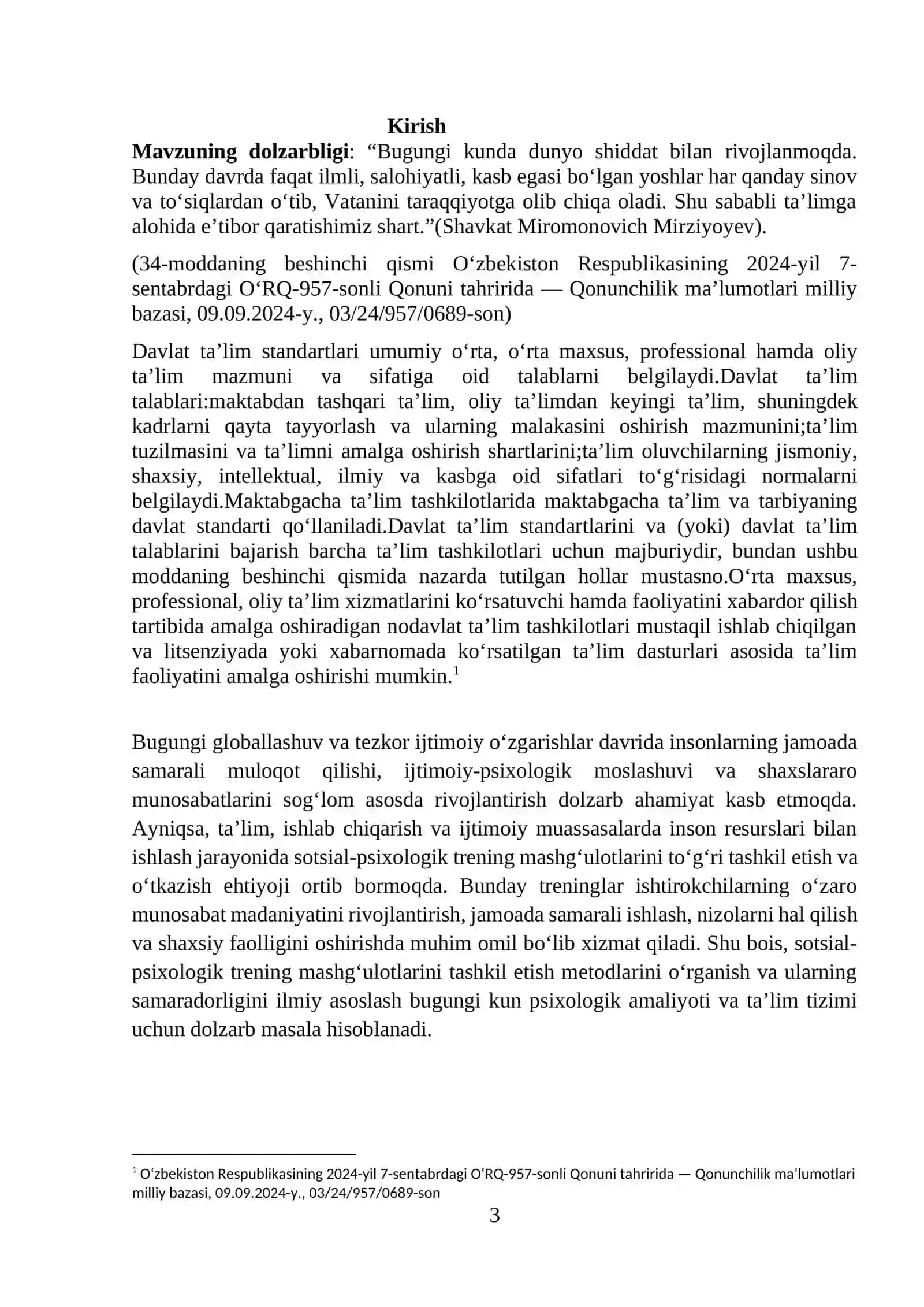 Sotsial psixologik treningda mashgulotlarni tashkil etish metodlar 3