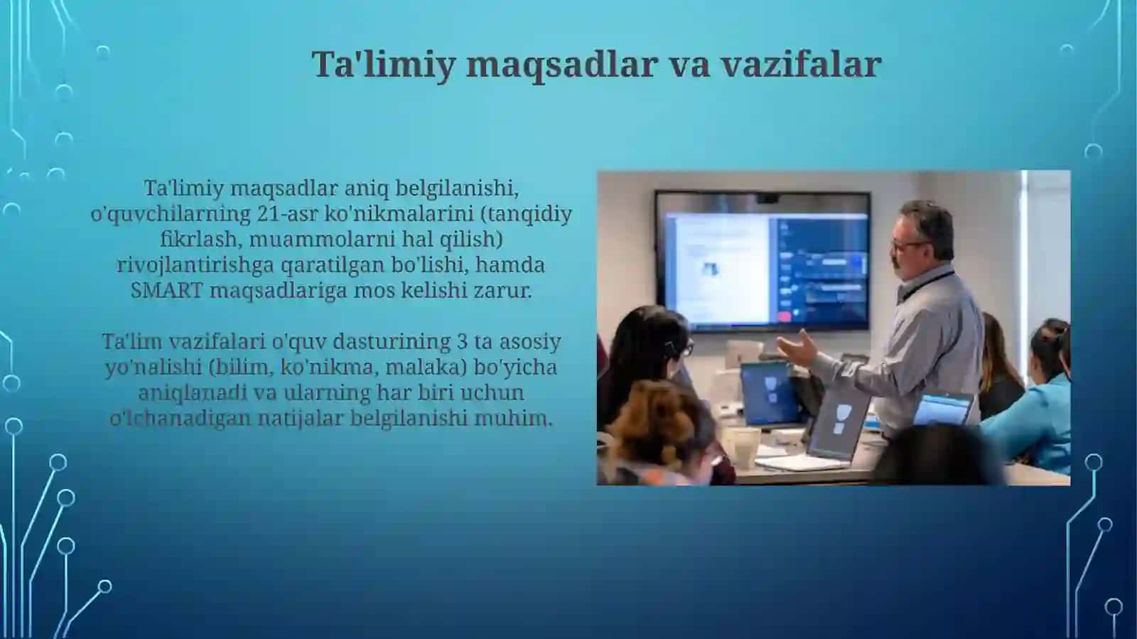 Oquv tarbiya jarayonini takomillashtirishning pedagogik shartlari 3