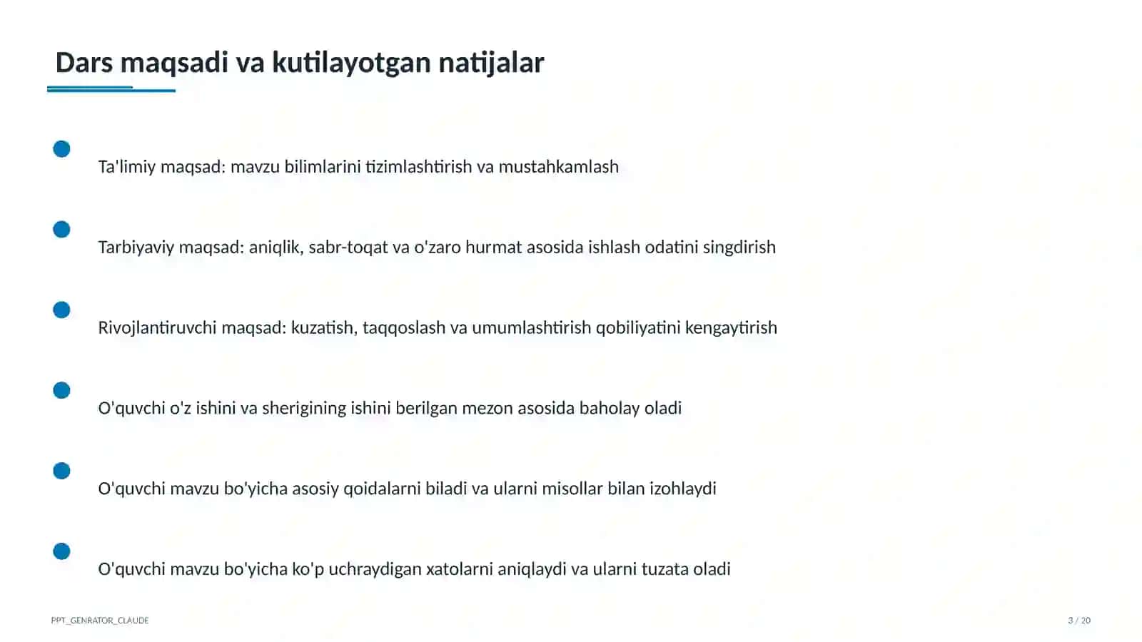 Yog'ochga ishlov berish asoslari (5-sinf) 3