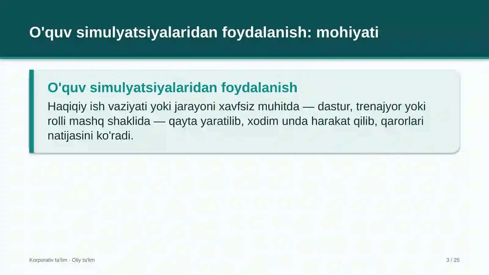 poyabzal do'konlarida o'quv simulyatsiyalaridan foydalanish 3246 3