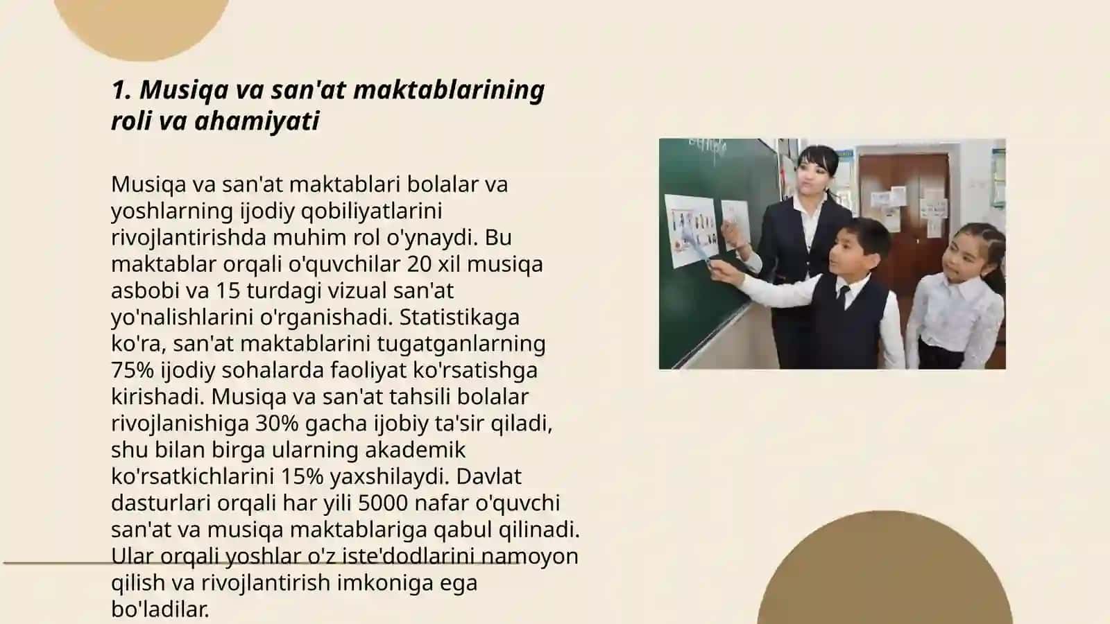 Musiqa va san'at maktablari faoliyati 3