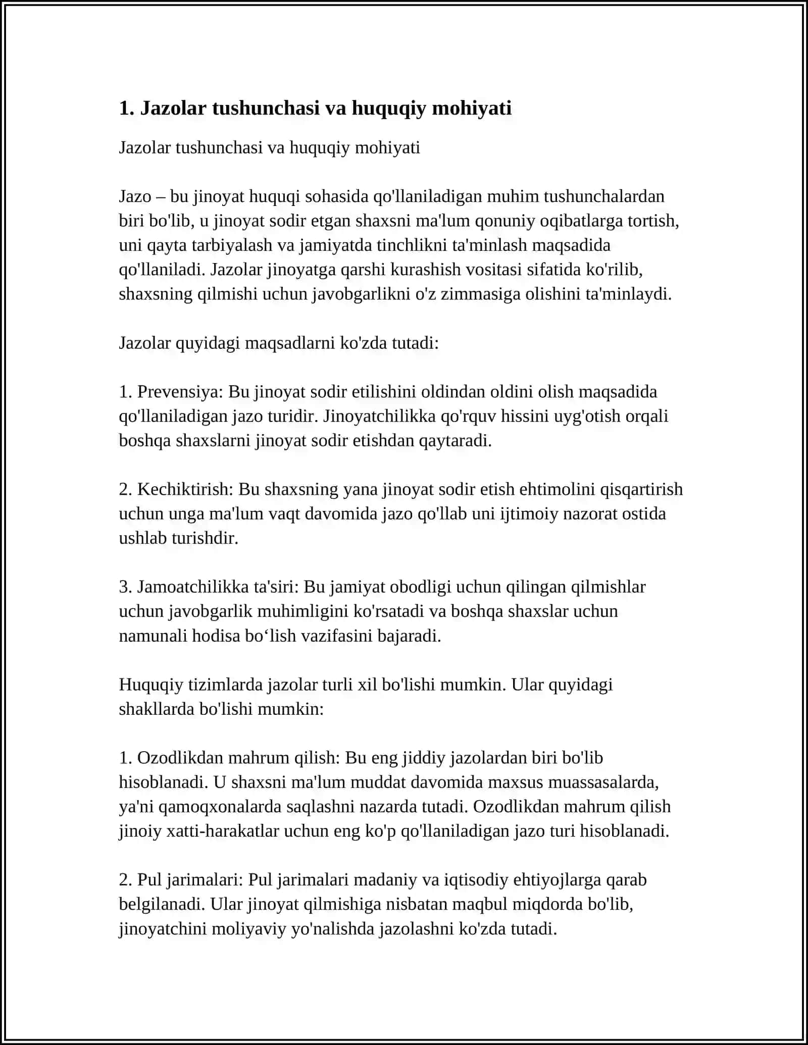 HUQUQBUZARLIKLAR UCHIN JAZO CHORALARINING HUQUQIY ASOSLARI 3