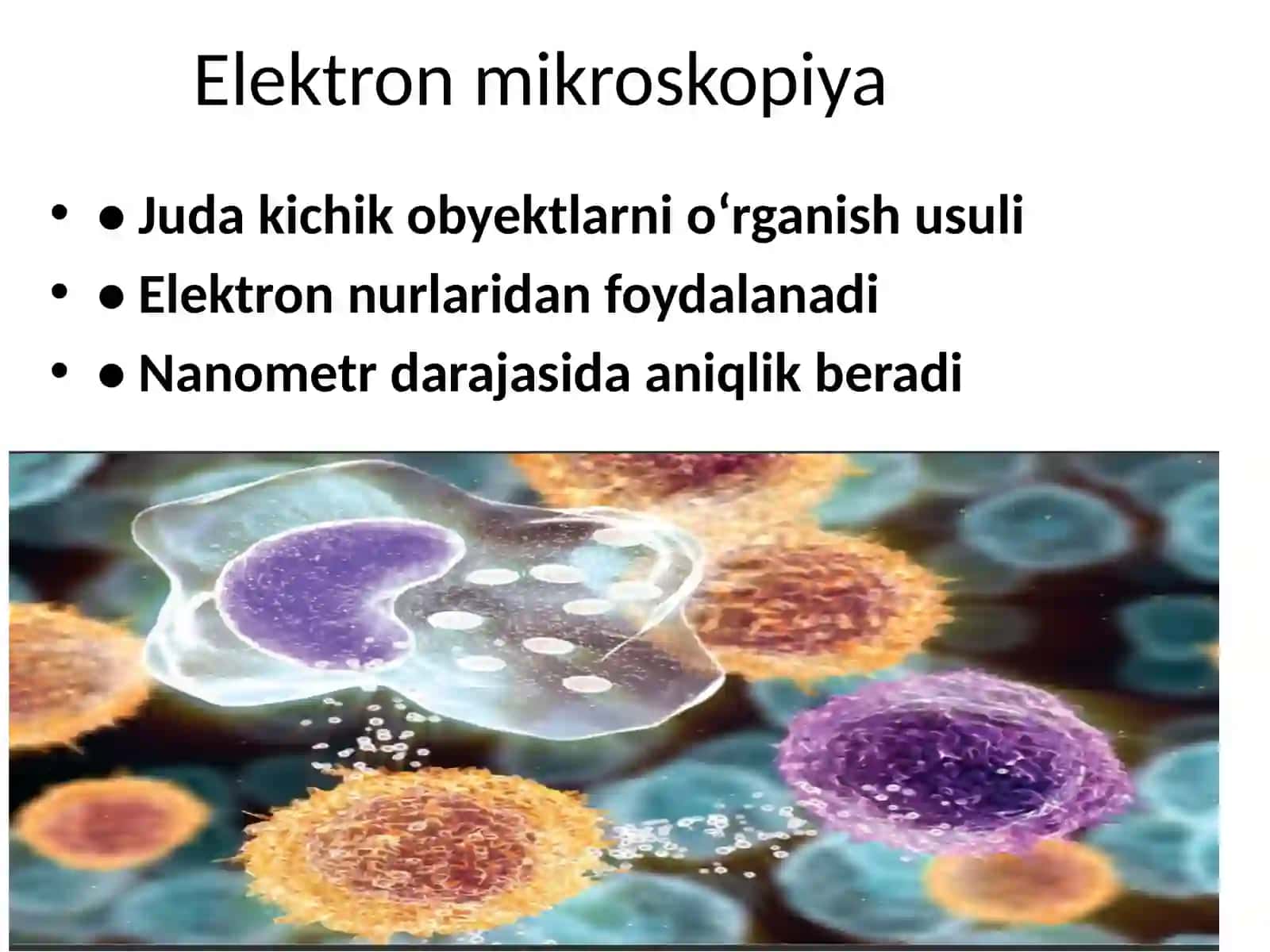 Elektron mikroskopiya usullari va ularning tibbiyotdagi ahamiyati 3