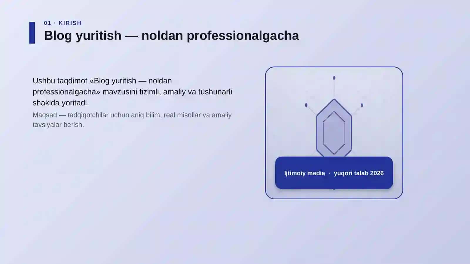 Blog yuritish — noldan professionalgacha 3