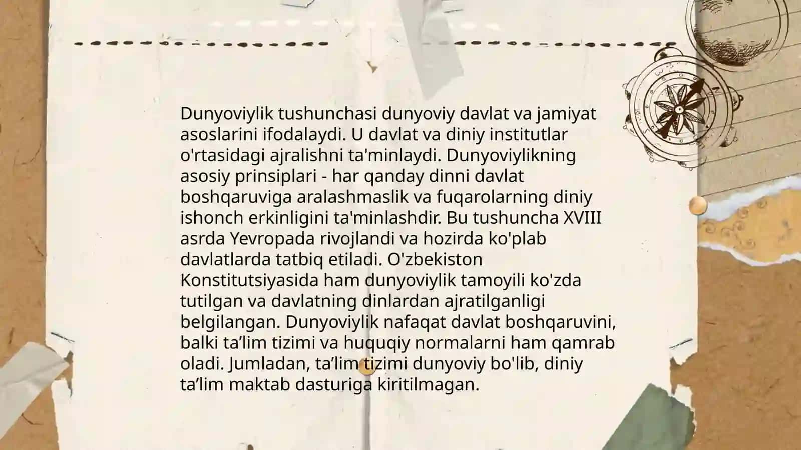 Dunyoviylik prinsplari va ularning fiqhiy yechimlari 3