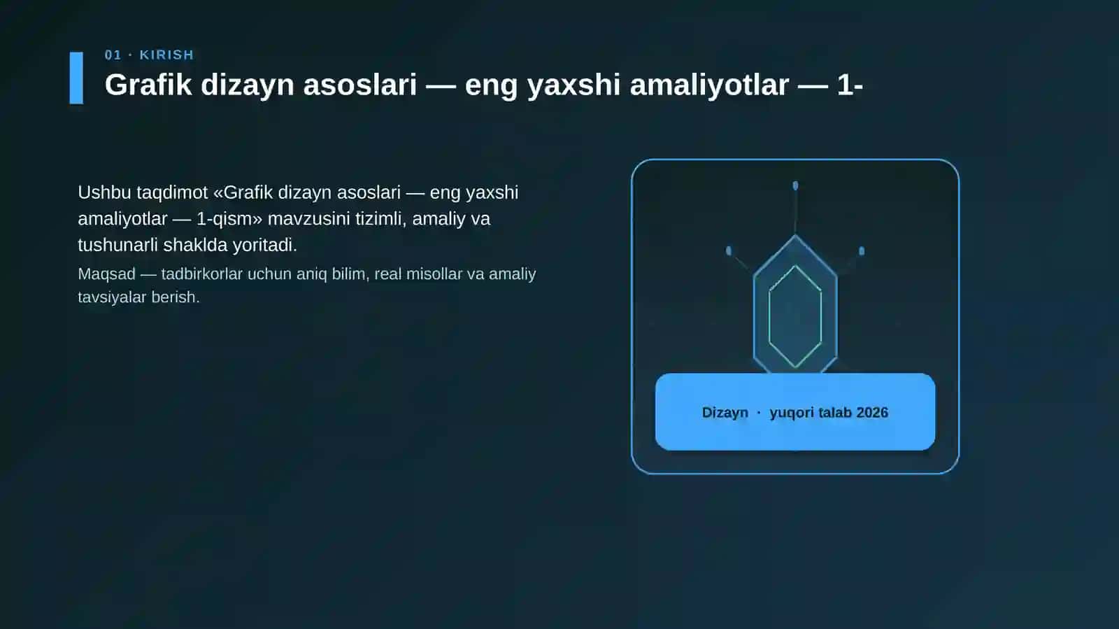 Grafik dizayn asoslari — eng yaxshi amaliyotlar — 1-qism 3