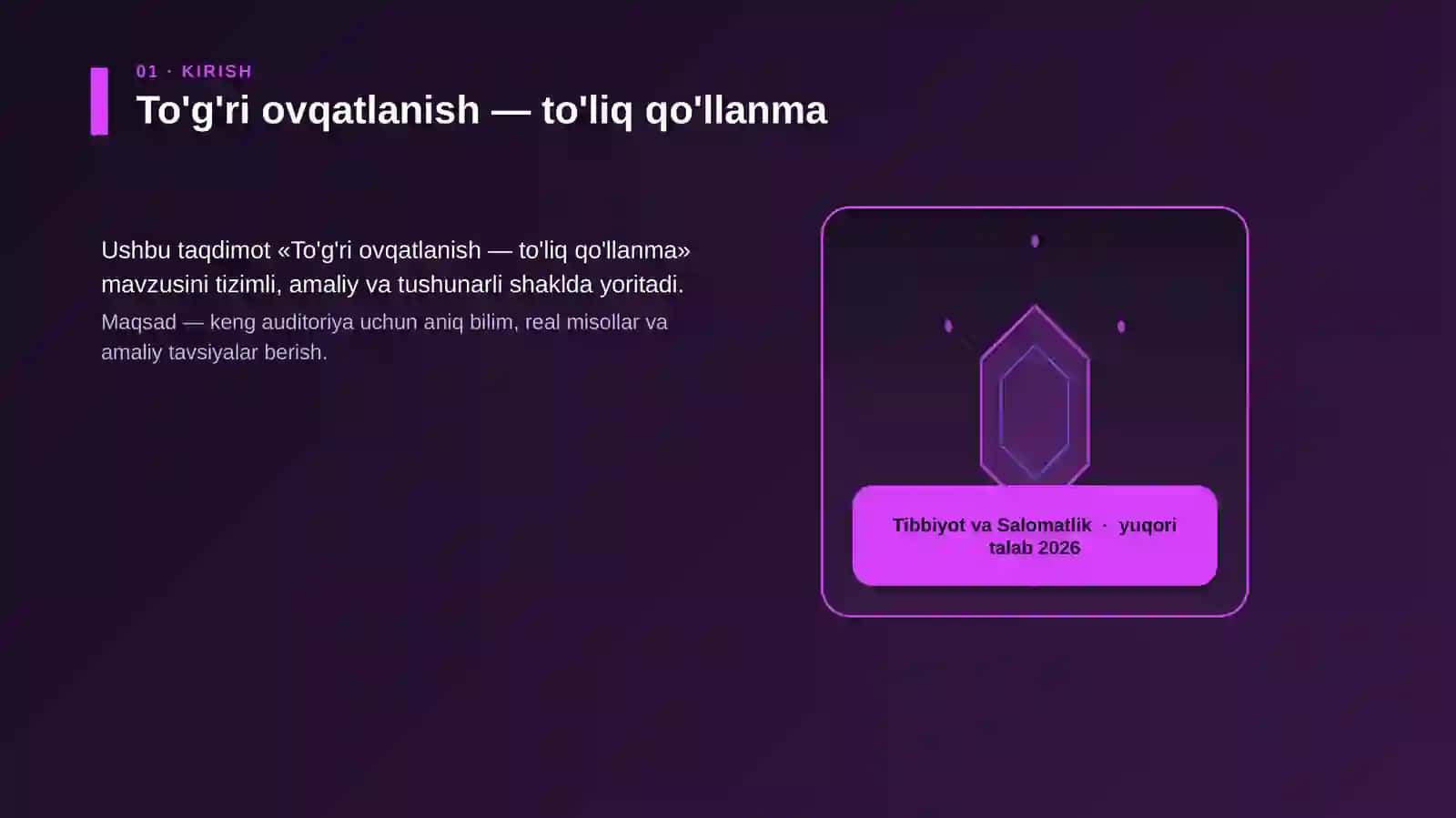 To'g'ri ovqatlanish — to'liq qo'llanma 3
