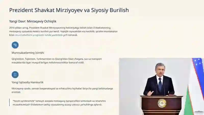 Oʻzbekistonda Mintaqaviy Siyosatning Oʻziga Xos Xususiyatlari 3