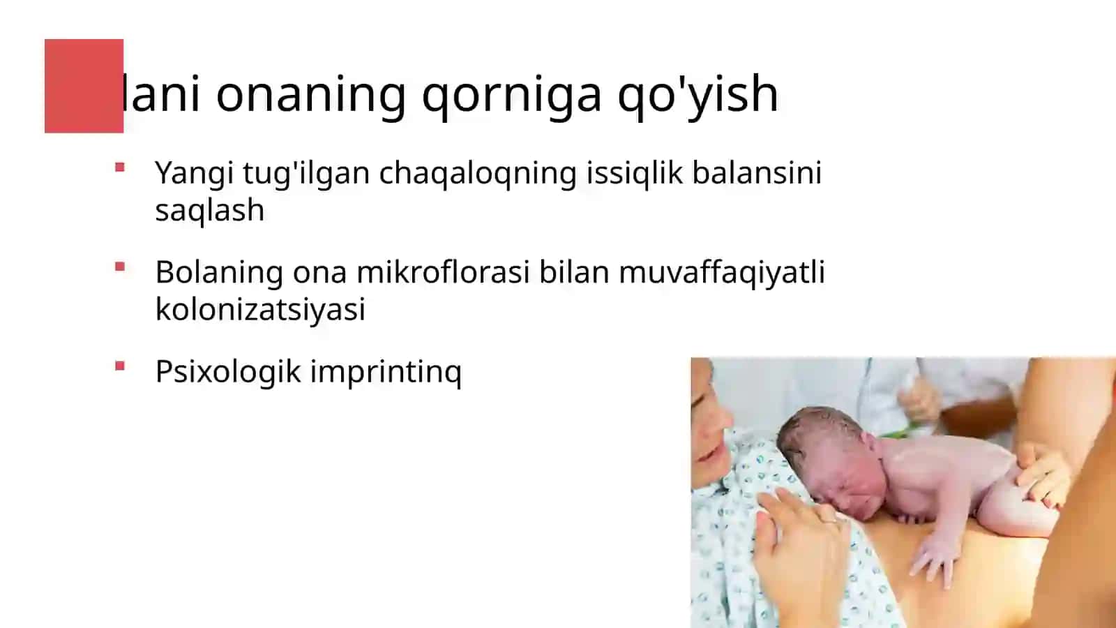 Tug'ruqning uchinchi davri va muvaffaqiyatli laktatsiya 3