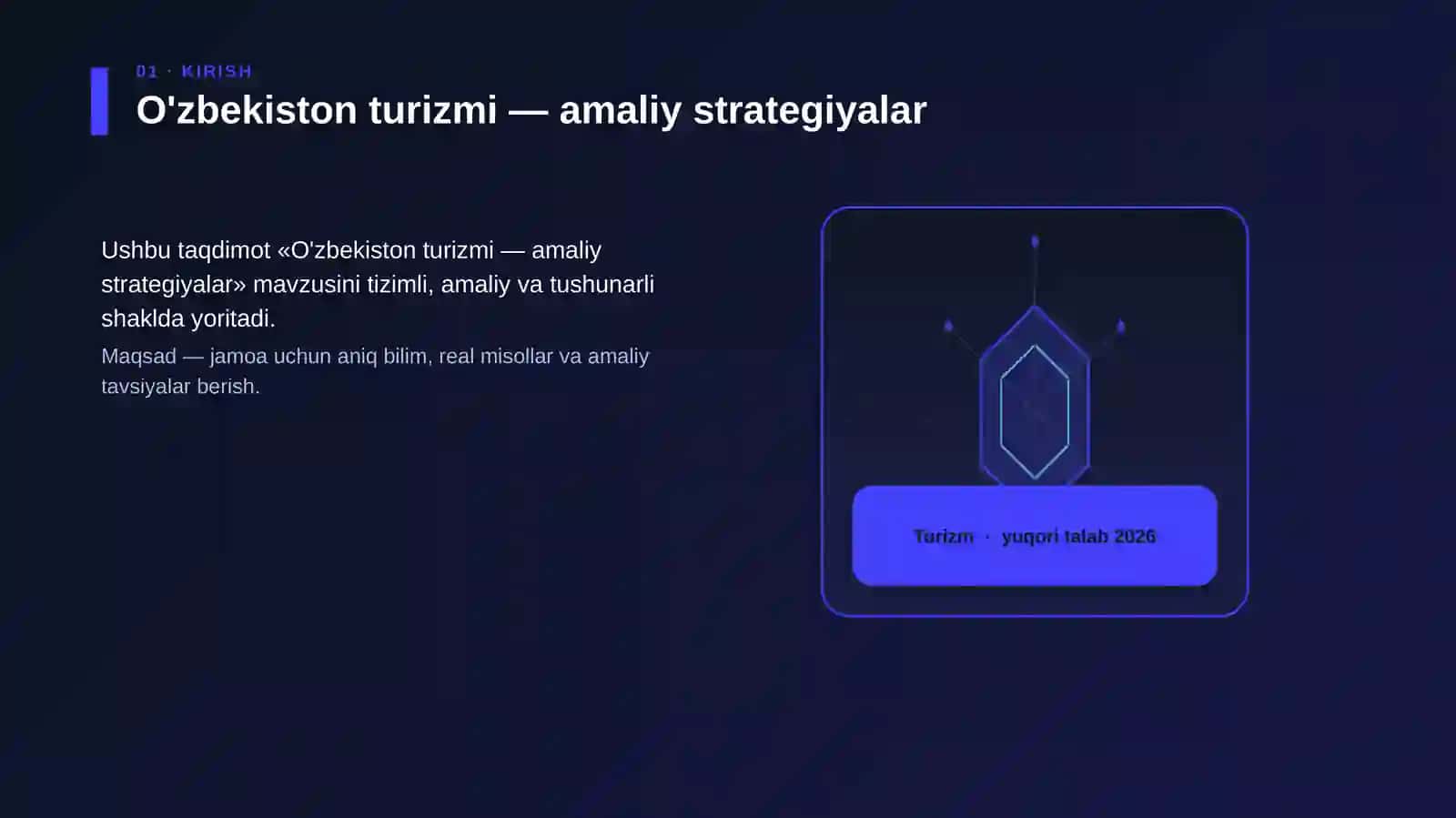 O'zbekiston turizmi — amaliy strategiyalar 3