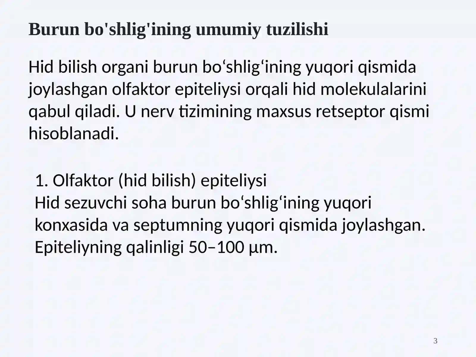 Hid bilish organlari tuzilishi va regeneratsiya 3