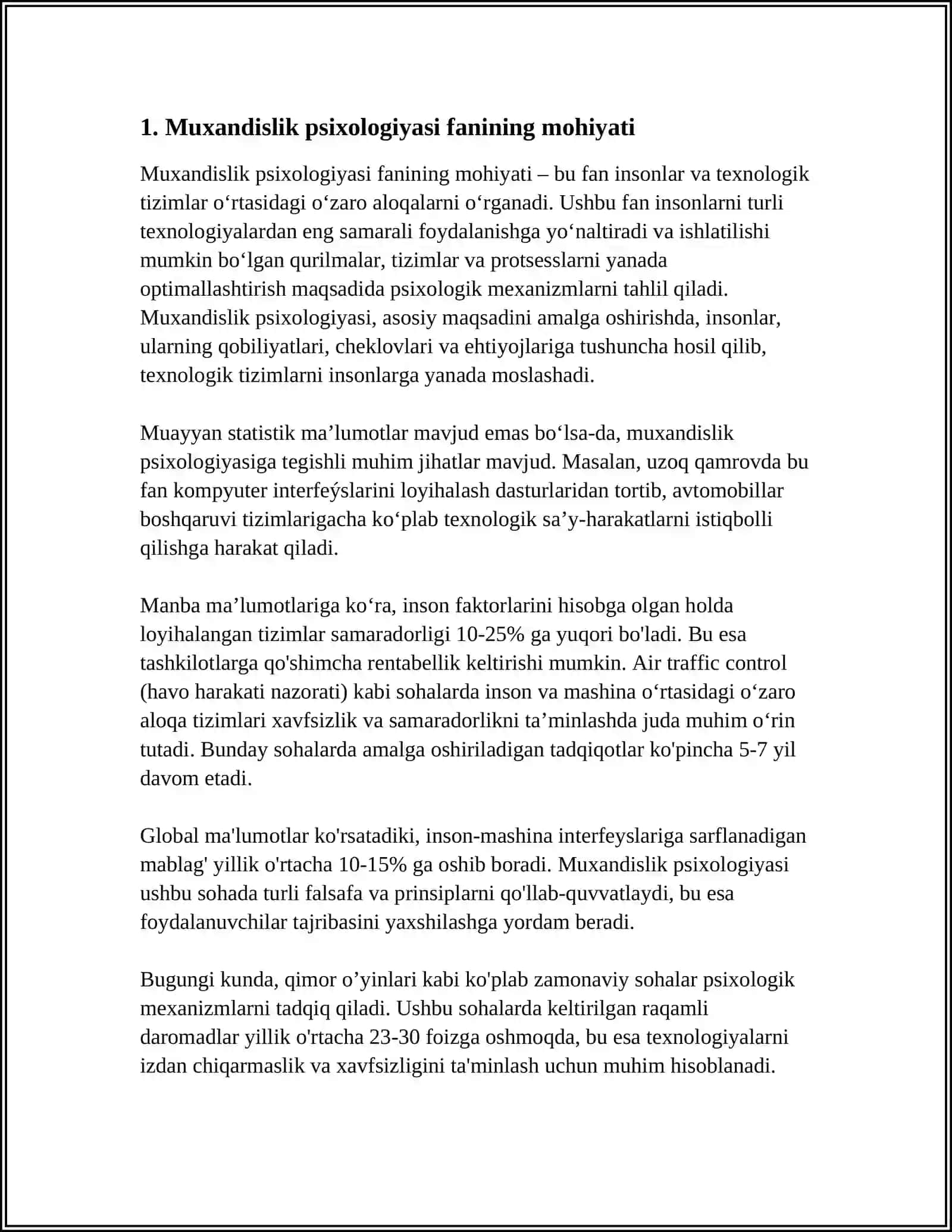 Muxandislik psixologiyasi fanining mohiyati 3