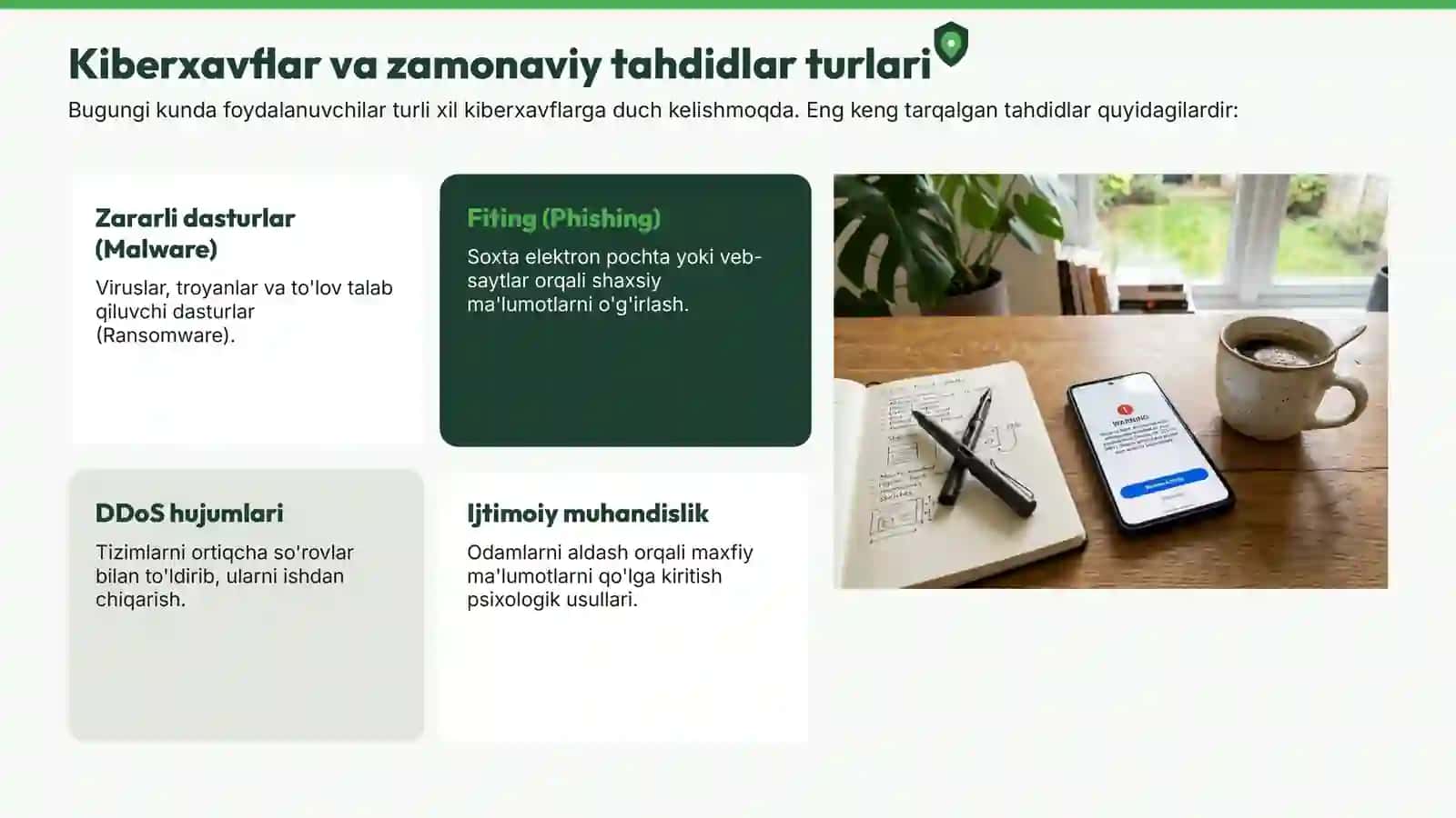 Axborot himoyasi protokollari, antiviruslar va fayervollar | KIBERXAVFSIZLIK ASOSLARI 3