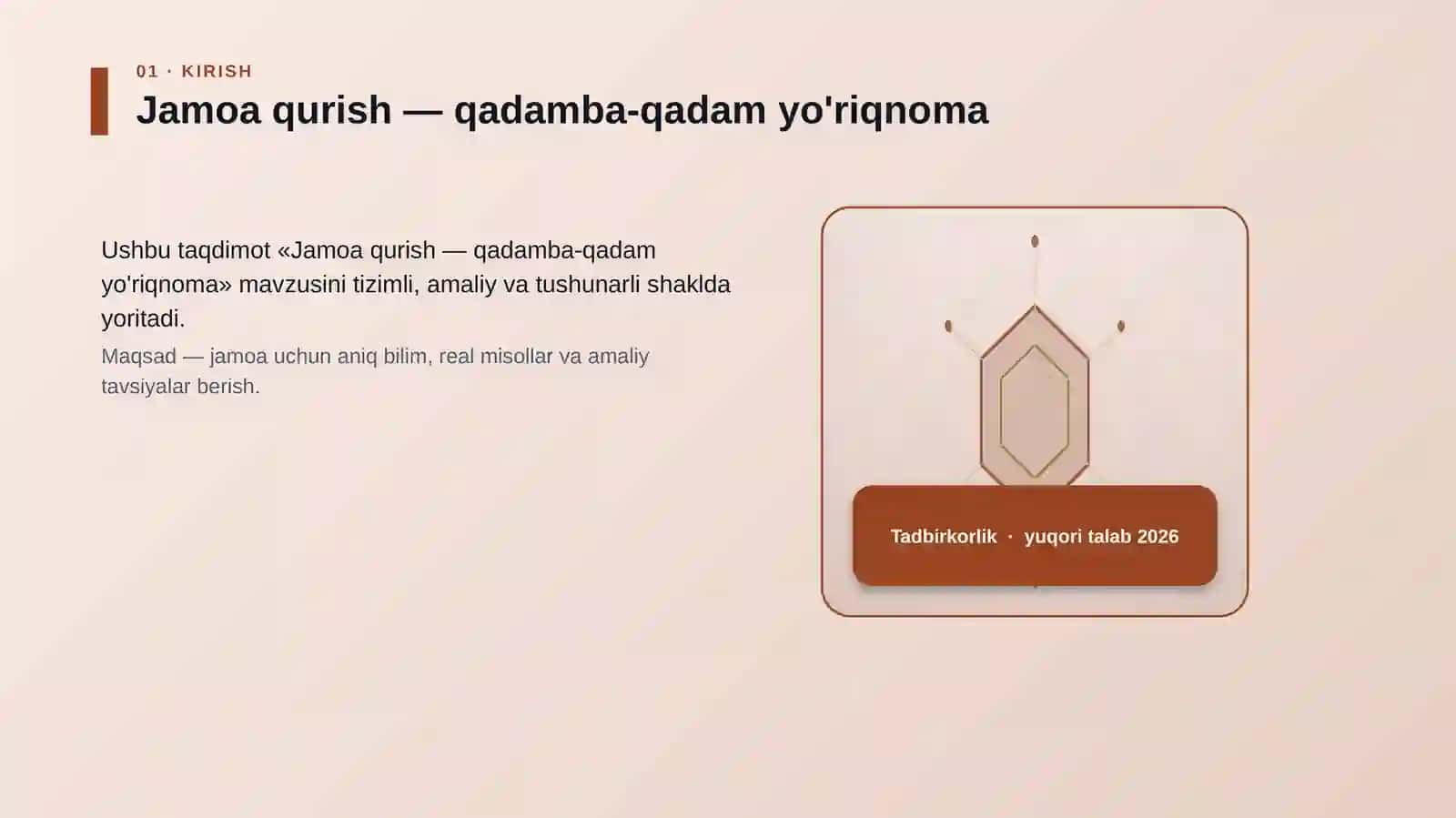 Jamoa qurish — qadamba-qadam yo'riqnoma 3