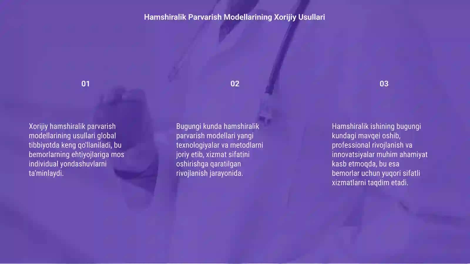 Hamshiralik Parvarish Modellarining Xorijiy Usullari 3