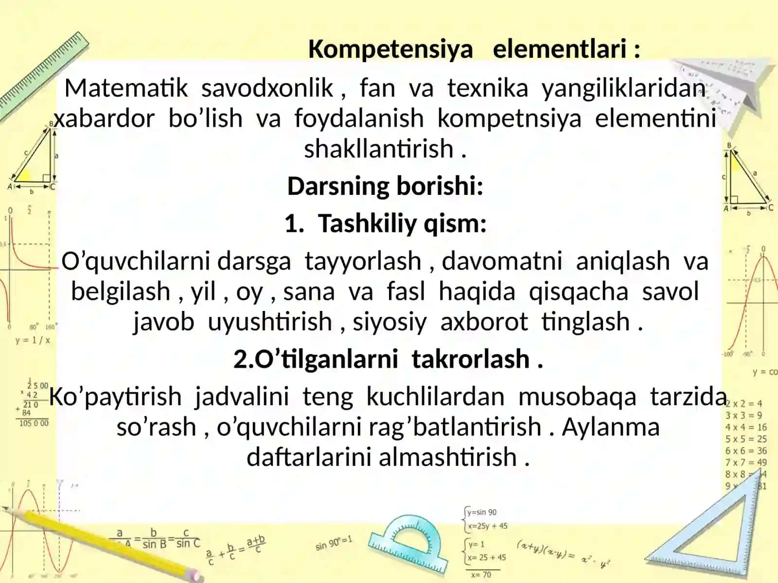 Mahorat Maktabi - O'rtatgich Sinf 3