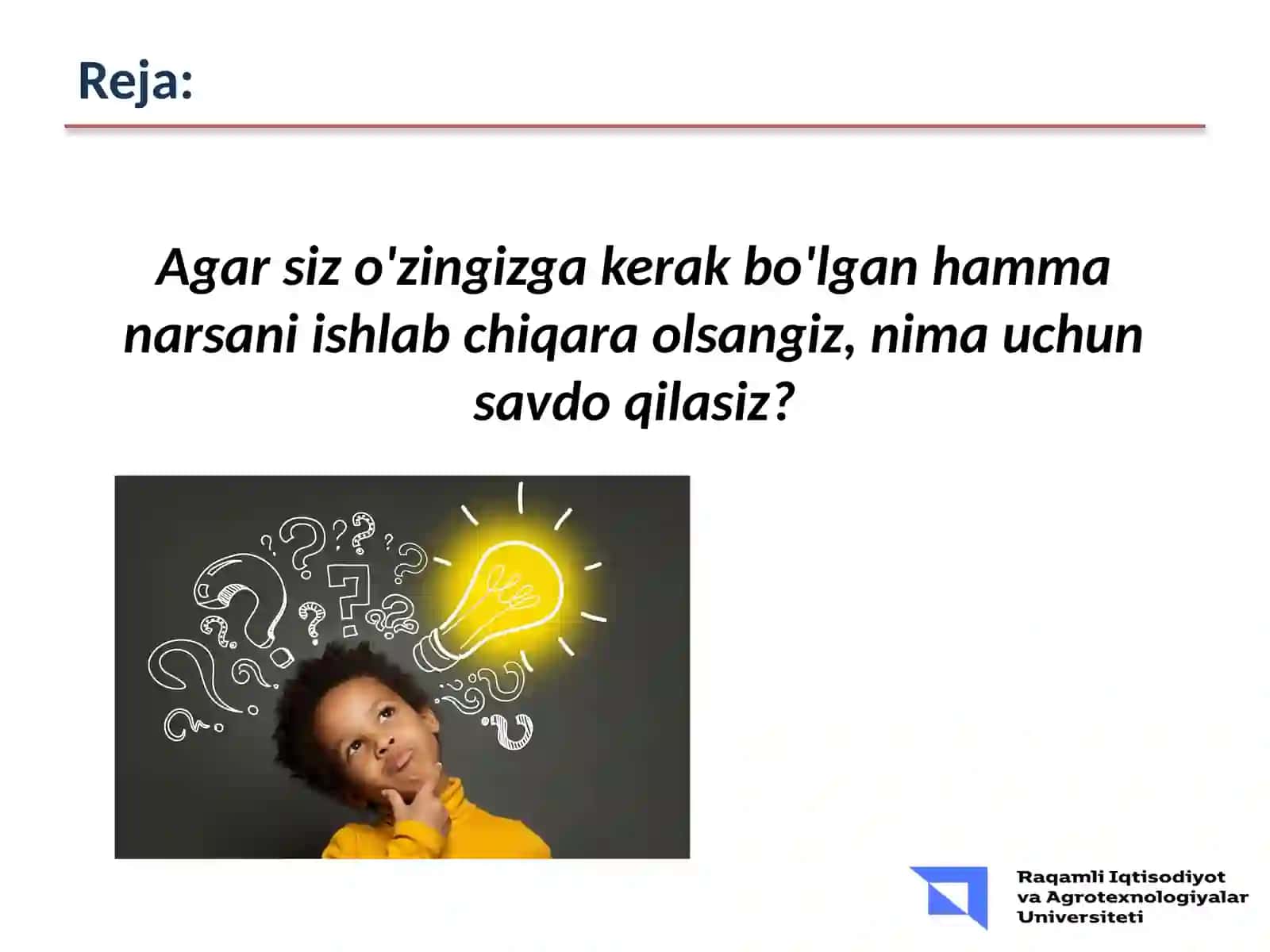 IQTISODIYOT NAZARIYASI - 1 3
