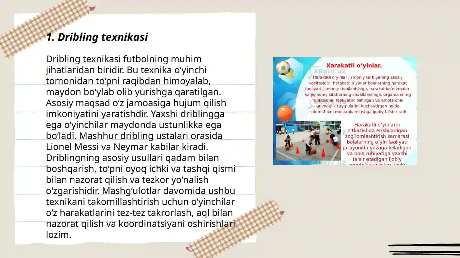 Basketbol o'yinida harakatlanish va to'pni boshqarish texnik usullarini o'rganish 3