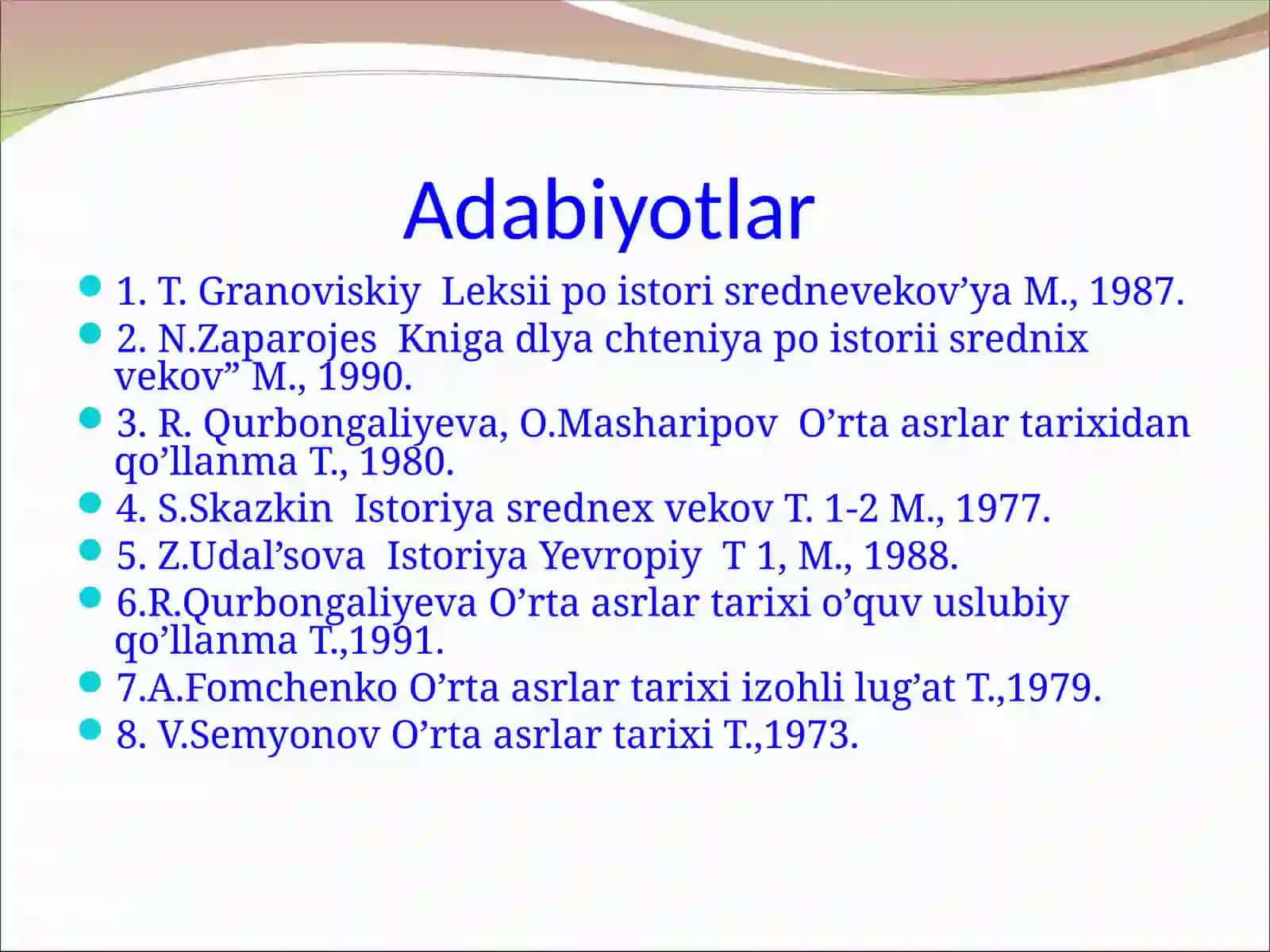 Arab musulmon davlatlarining yuksalishi 3