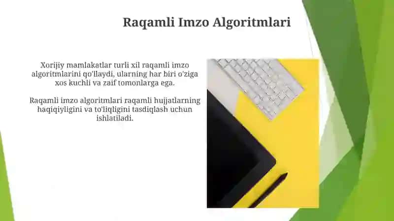 Raqamli Imzo Algoritmlari 3