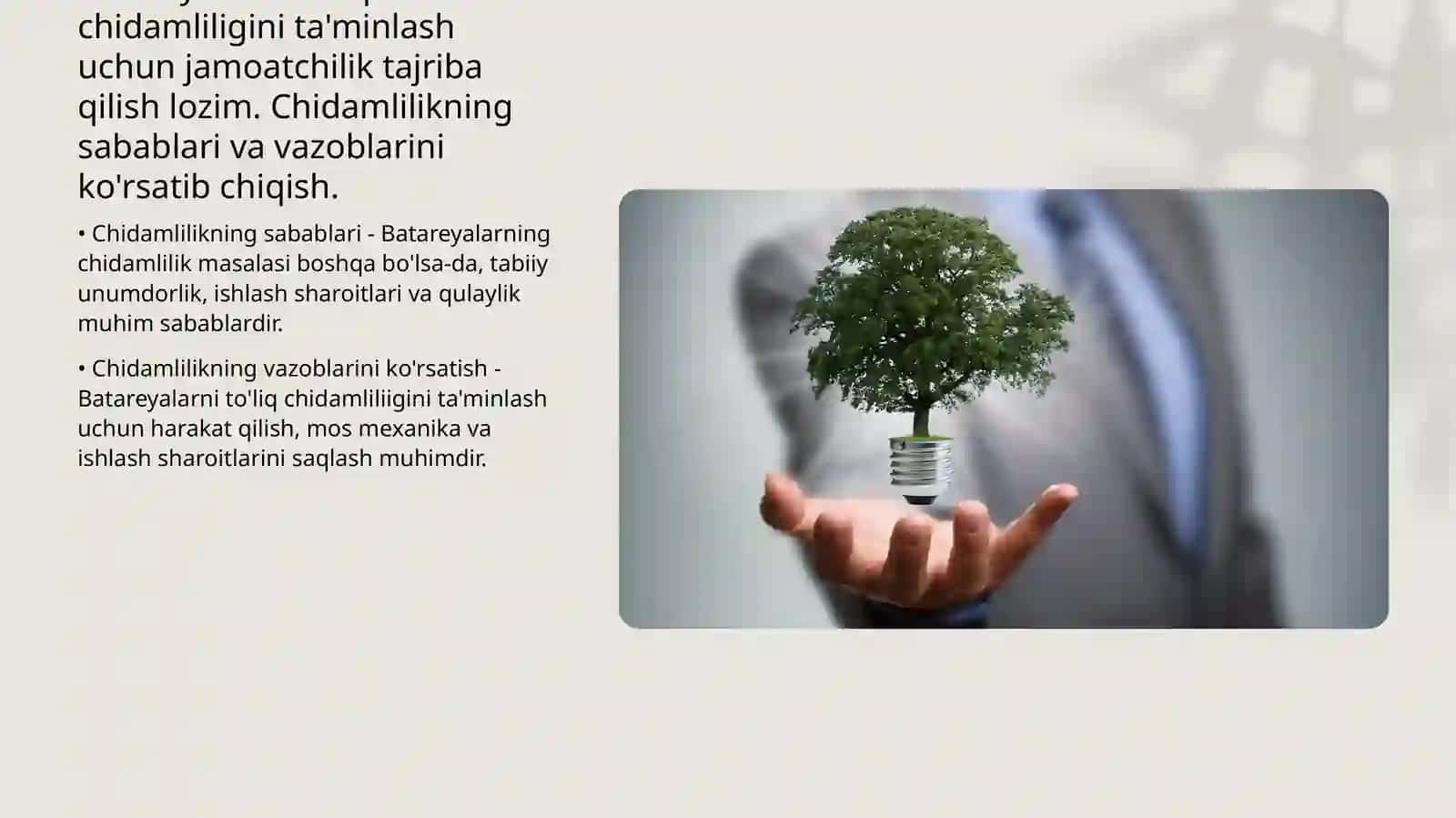 Quyosh batareyalari uchun malumot to'plash 3