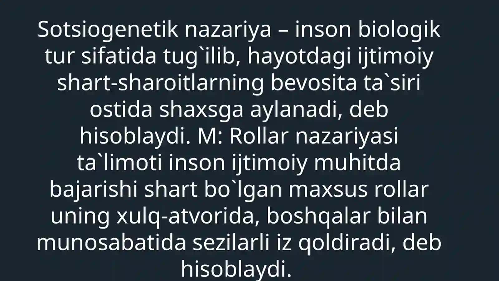 Sotsiogenetik Yondashuv 3