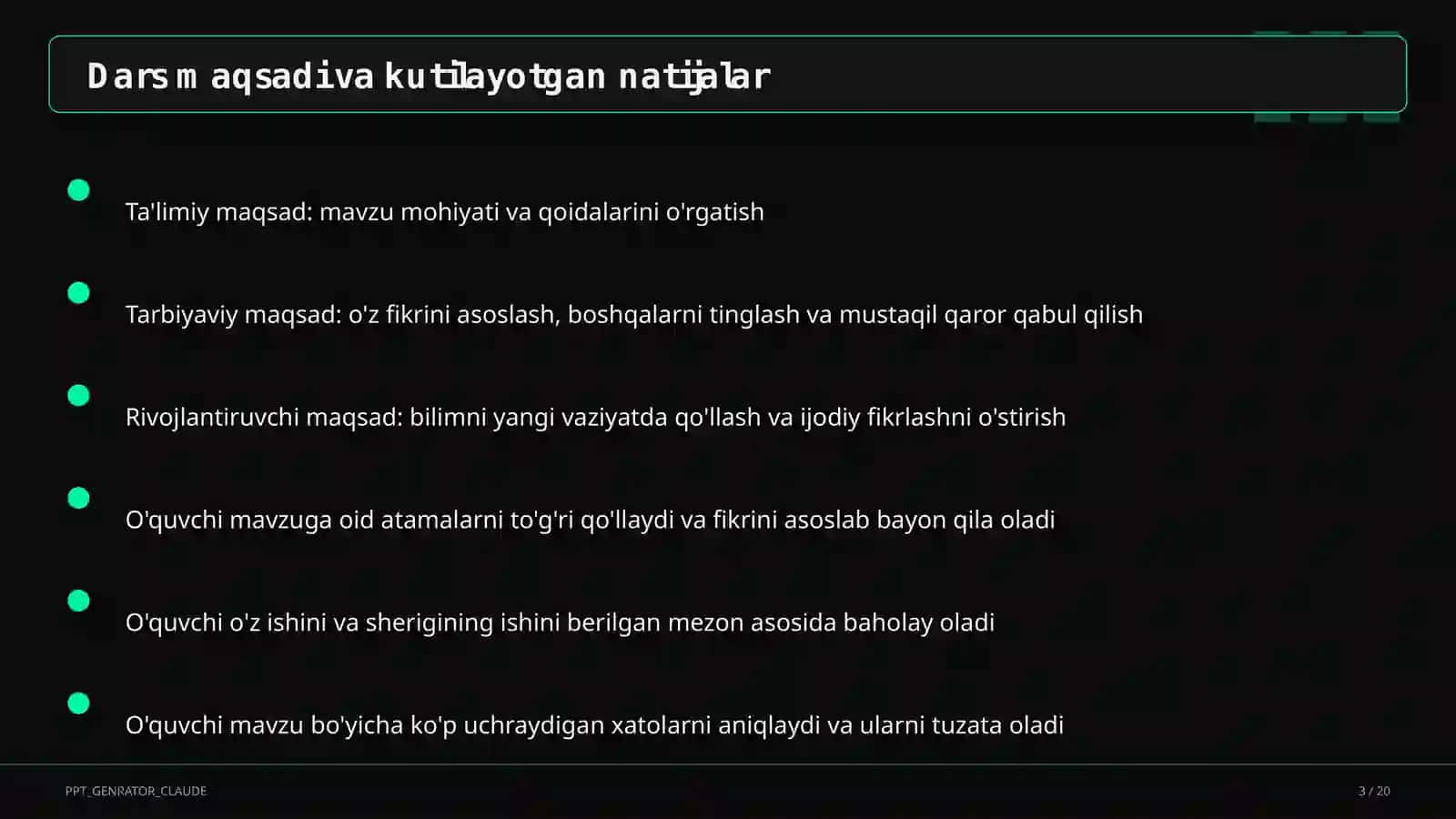 Mustaqil O'zbekistonning davlat ramzlari va Konstitutsiyasi (11-sinf) 3