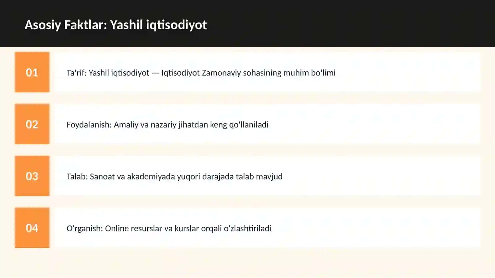 Yashil iqtisodiyot 3