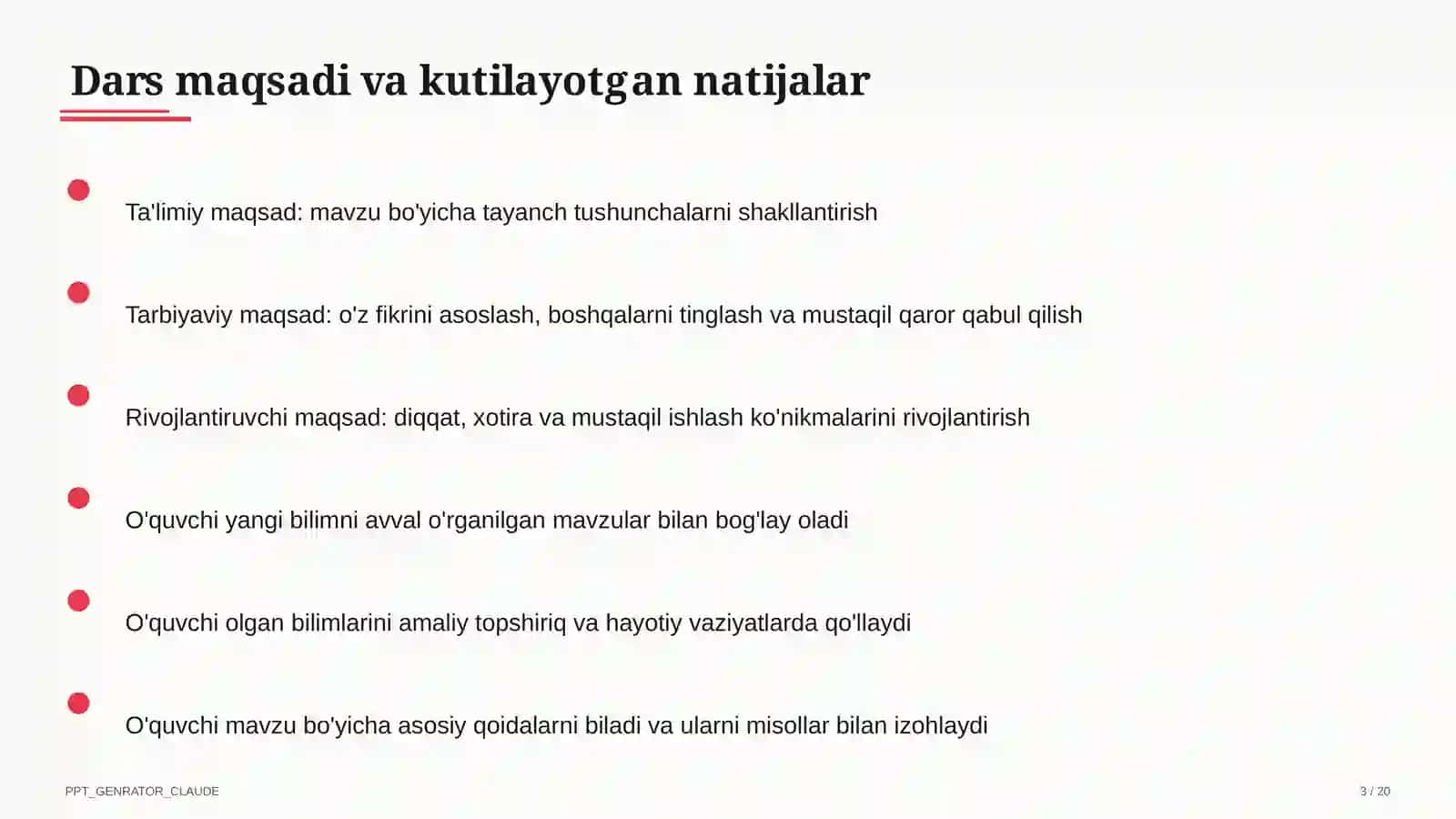 PISA tadqiqoti va matematik savodxonlik 3