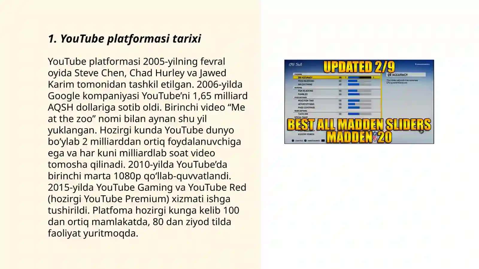 YouTube platformasi tarixi 3