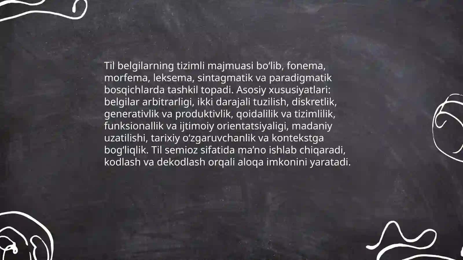 Tilning tizim sifatidagi mohiyati 3