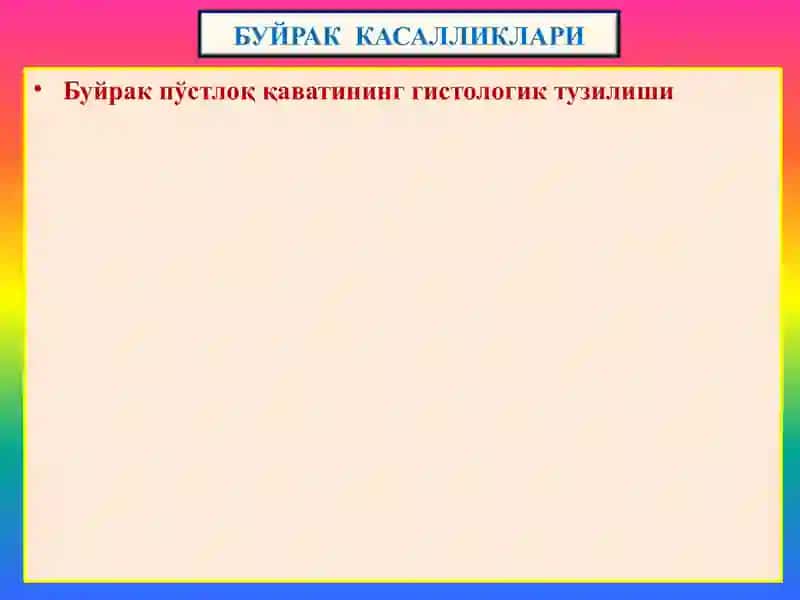 Буйрак касалликлари 3