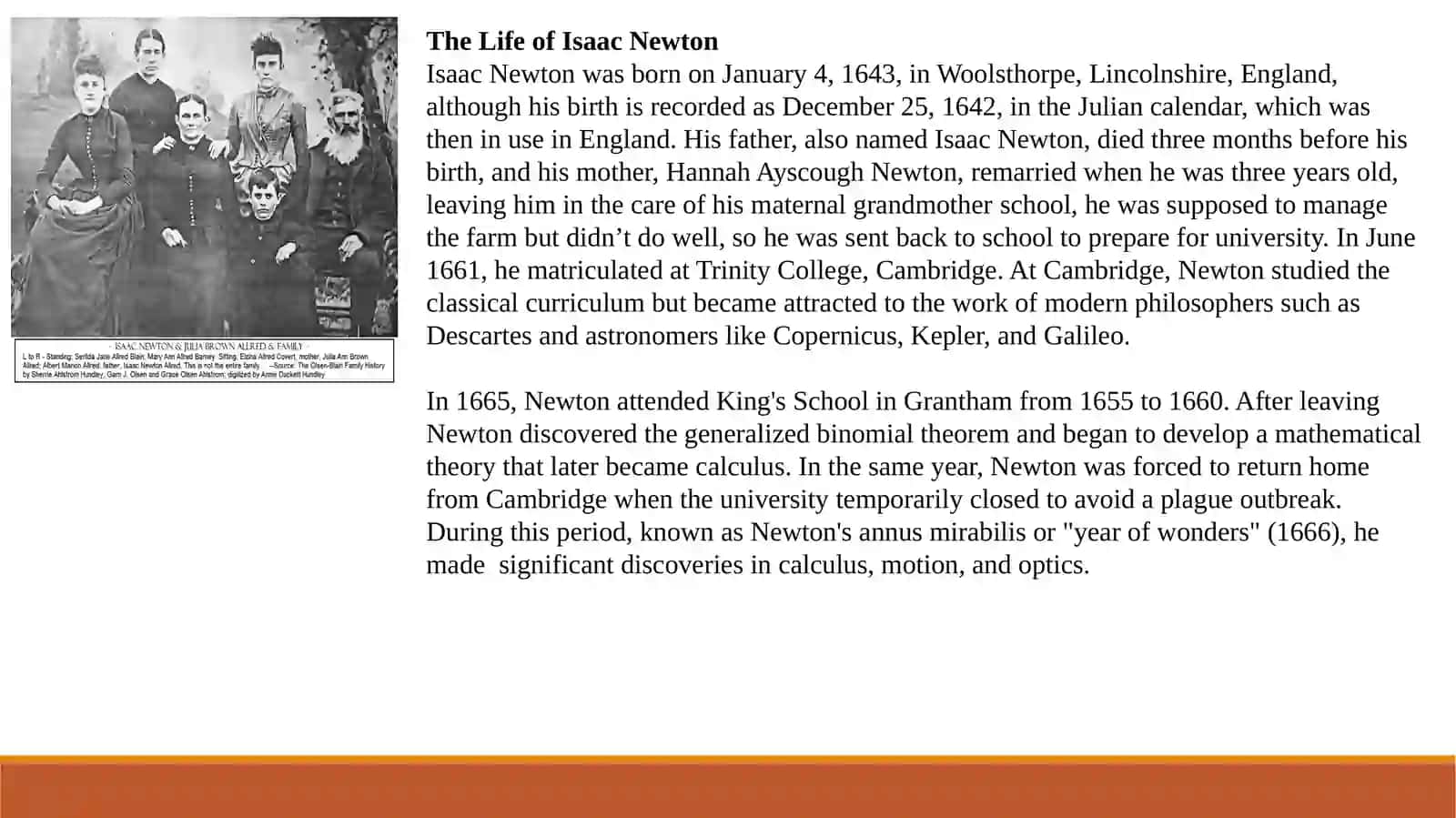 ISAAC NEWTON 3