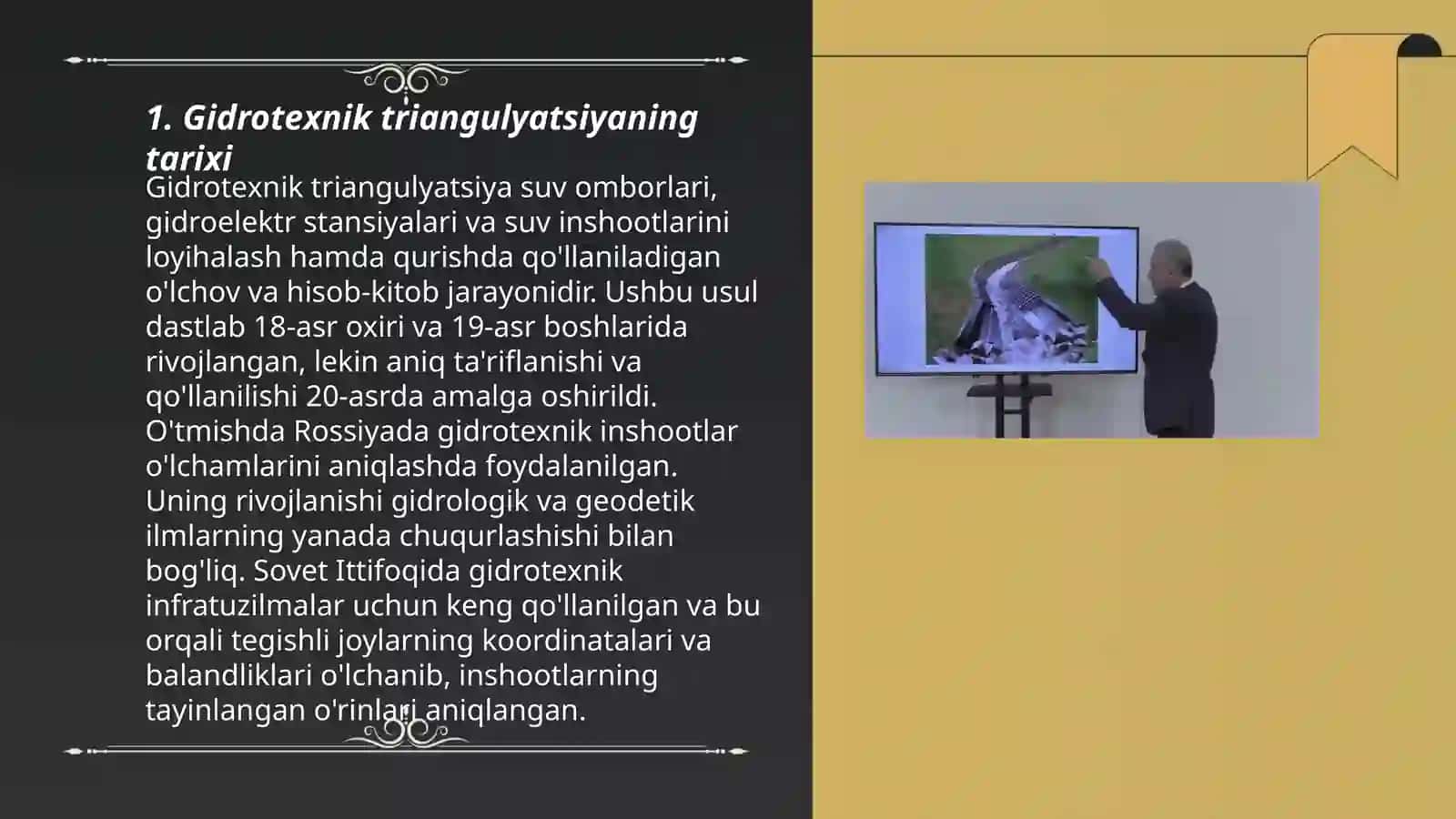 Gidrotexnik triangulyatsiyaning mohiyati 3