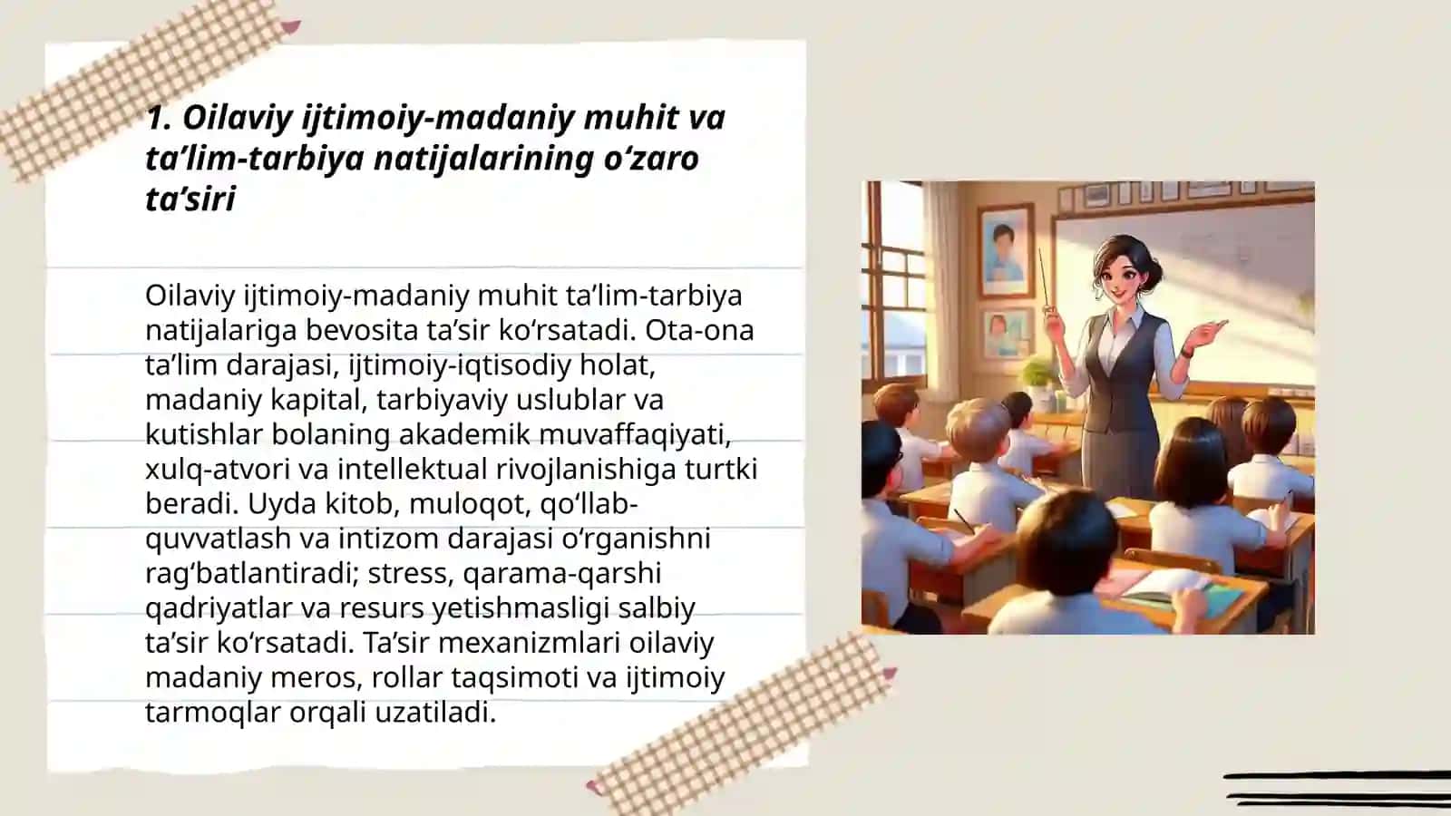 Ta’lim-tarbiya jarayonidagi ijtimoiy-pedagogik dolzarb muammolar 3