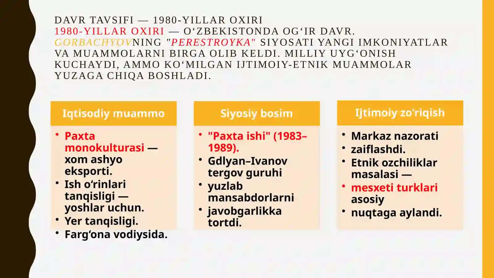 O'zbekistonda gisiyosiy va ijtimoiy holatlar 3