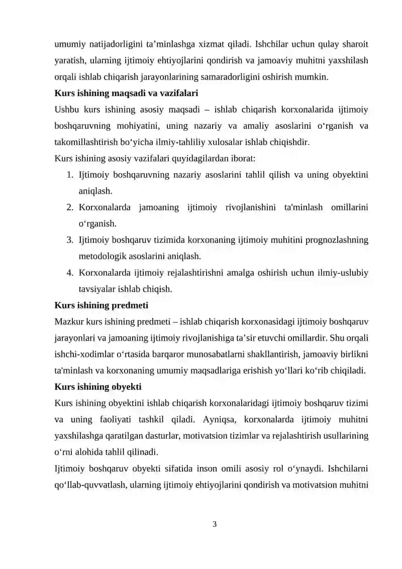 Ishlab chiqarish korxonasida ijtimoiy boshqarishning mohiyati 3