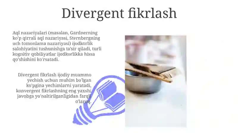 Intellekt va kreativlik nazariyalari 3