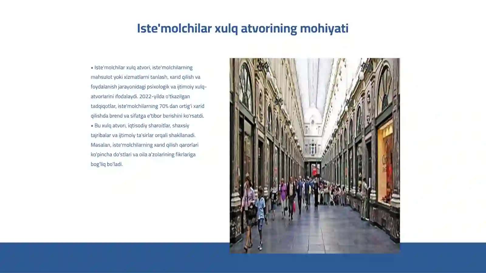 Iste'molchilar xulq atvori va unga ta'sir etuvchi omillar 3