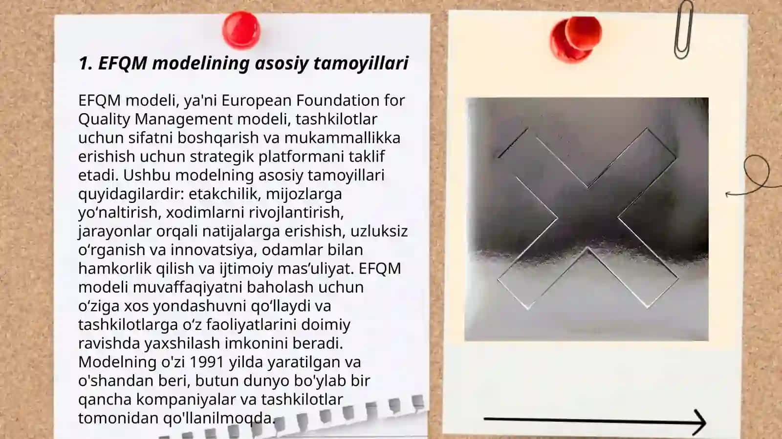 EFQM modeli, EMAS atrof-muhit boshqarish tizimi va Q sertifikatlash 3