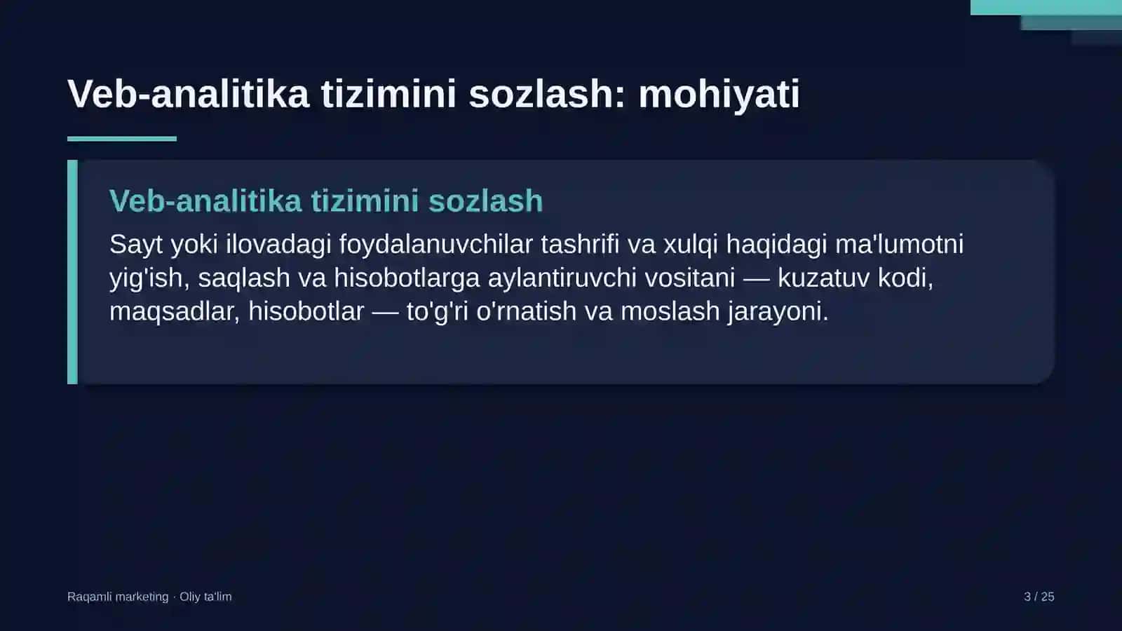 Aviachipta sotish agentliklarida veb-analitika tizimini sozlash 3