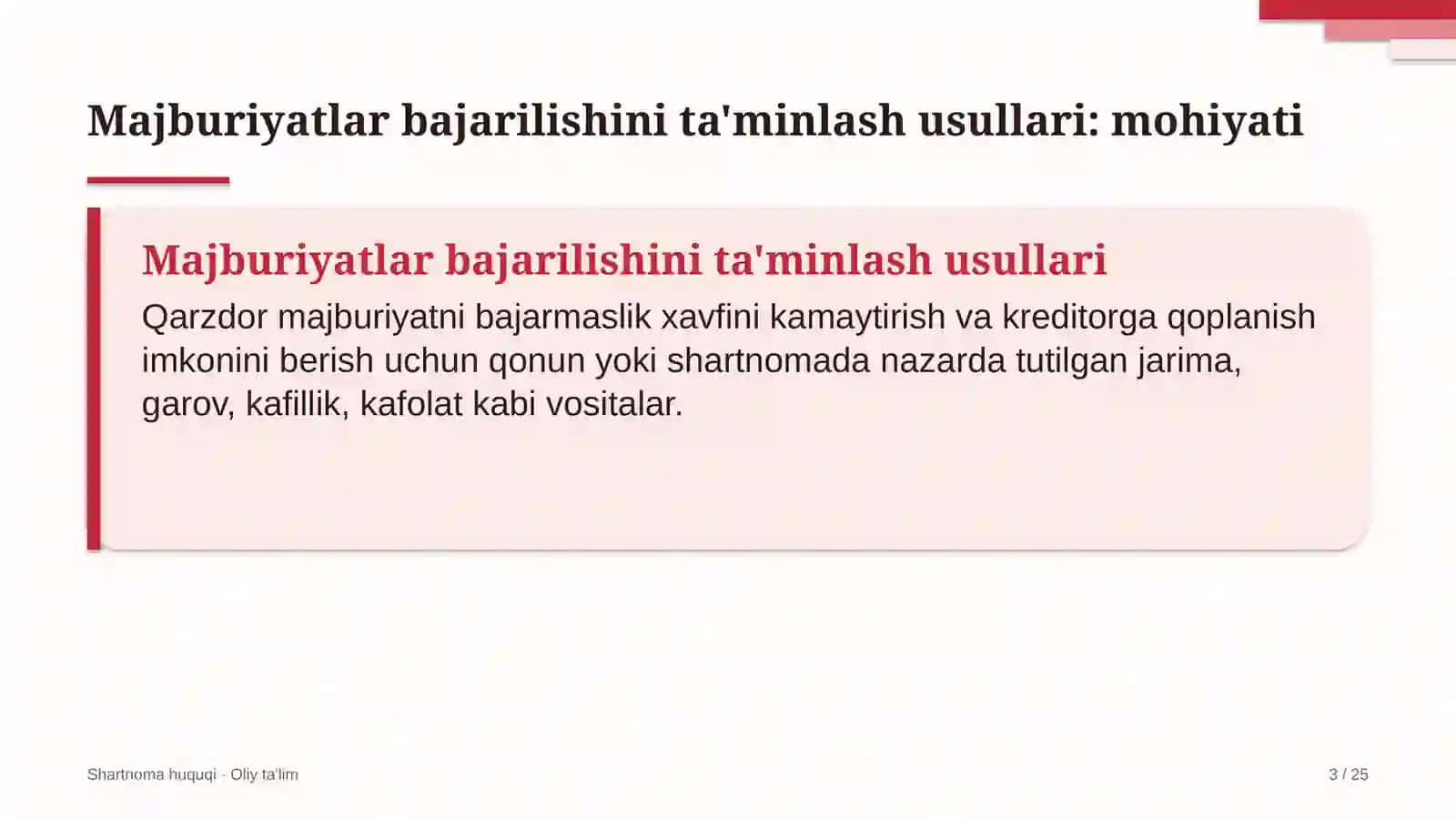 brokerlik kompaniyalarida majburiyatlarning bajarilishini ta'minlash usullari 2861 3