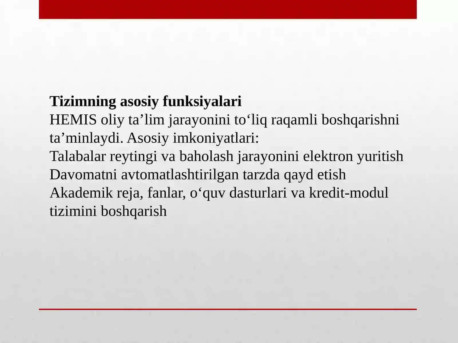 HEMIS(Higher Education Management Information System) 3
