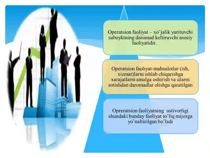 Opеratsion faoliyatning mazmuni va tahlil qilishning ahamiyati 3