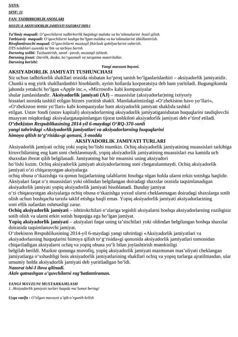 Mavzu-6 Xususiy Korxona 3